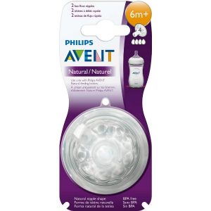 Philips Avent Natural Fast Flow Teats (Nipple) 6M+