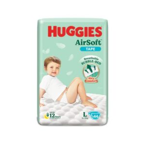 Huggies Air Soft Diapers Large (8-13 kg) – 50pcs