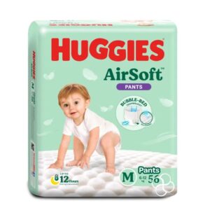 Huggies Air Soft Pants Medium (6-12kg) – 56pcs