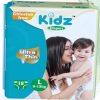 Kidz Diapers Large 18pcs