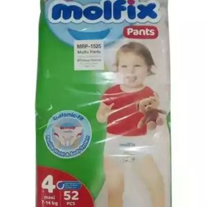 Molfix Pants 4 Maxi/Large (7-14kg) – 52 pcs