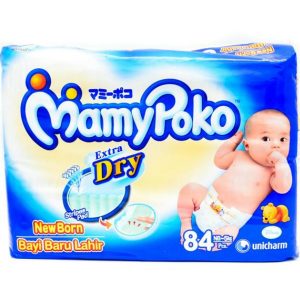 MamyPoko Extra Dry Newborn (up to 5kg) – 84pcs