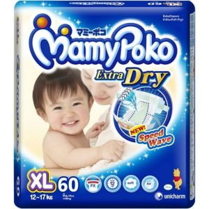 MamyPoko Extra Dry XL (12-17 kg) – 60 pcs
