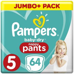Pampers Pants 5 (12-18kg) – 64pcs