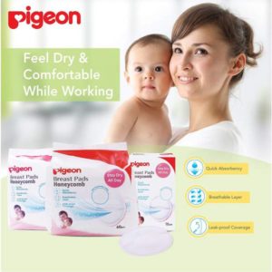 Pigeon Breast Pads Honeycomb for Breastfeeding Women – 12 pcs